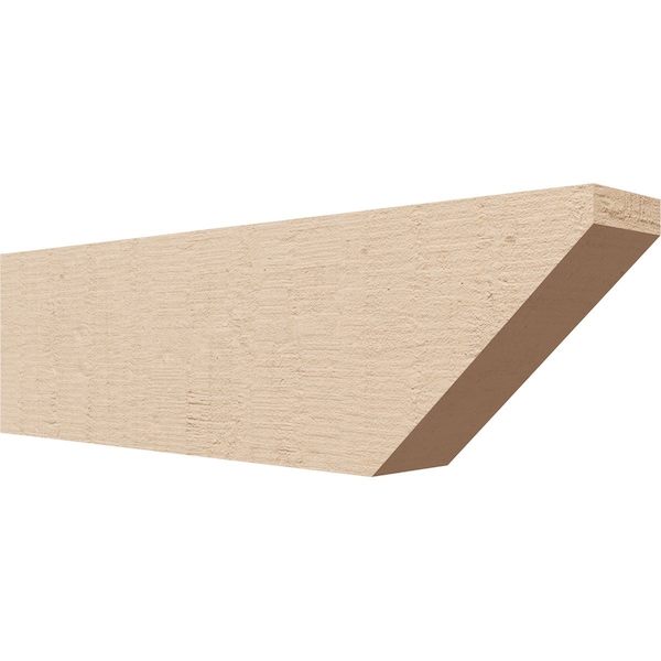 Ekena Millwork 4in. W x 8in. H x 28in. L Concord Woodgrain TimberThane Rafter Tail, Primed Tan RFTUR04X08X28CONRCPR - main